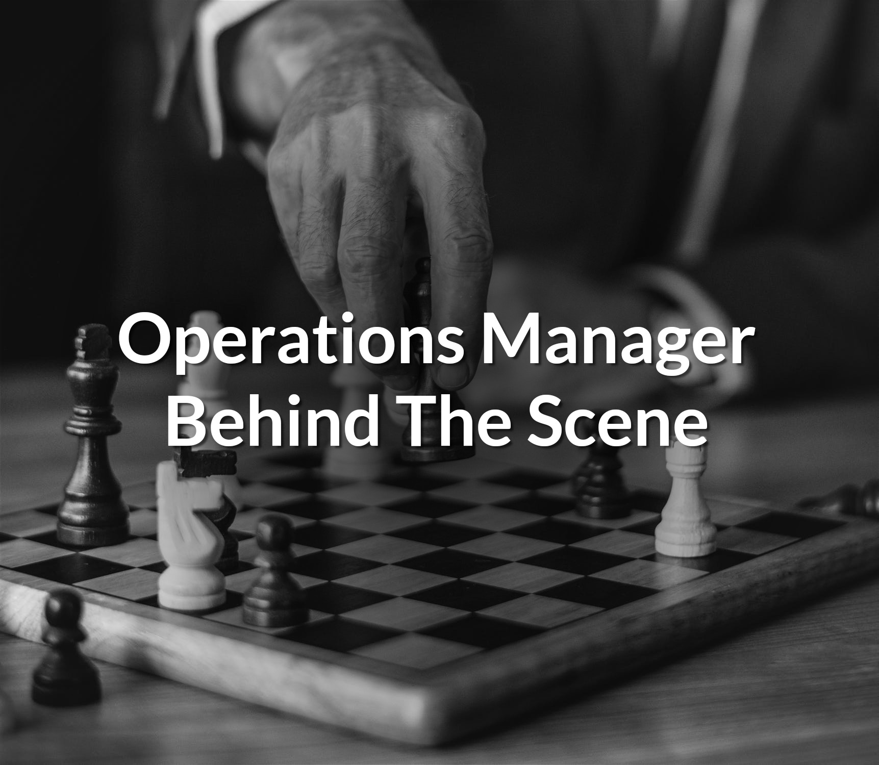 Operations Manager Behind The Scene Complete Chain